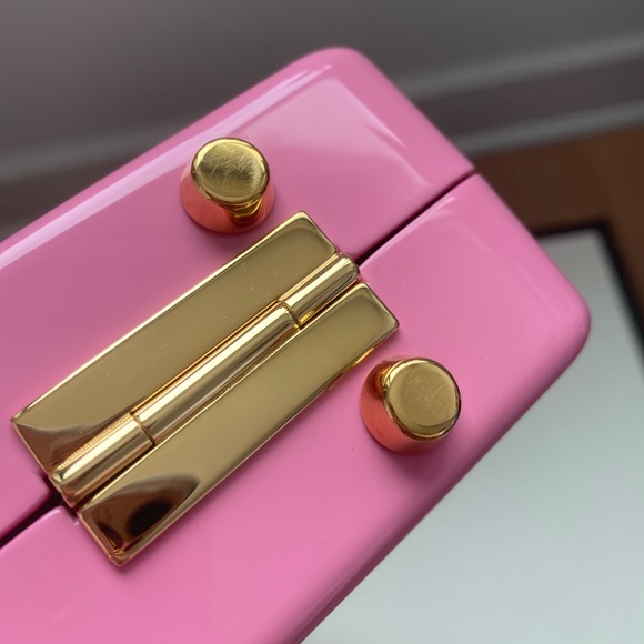 Gucci Limited Edition Sylvie 1969 Plexiglass Mini Bag w/ gold hardware and chain - Picture 11 of 16